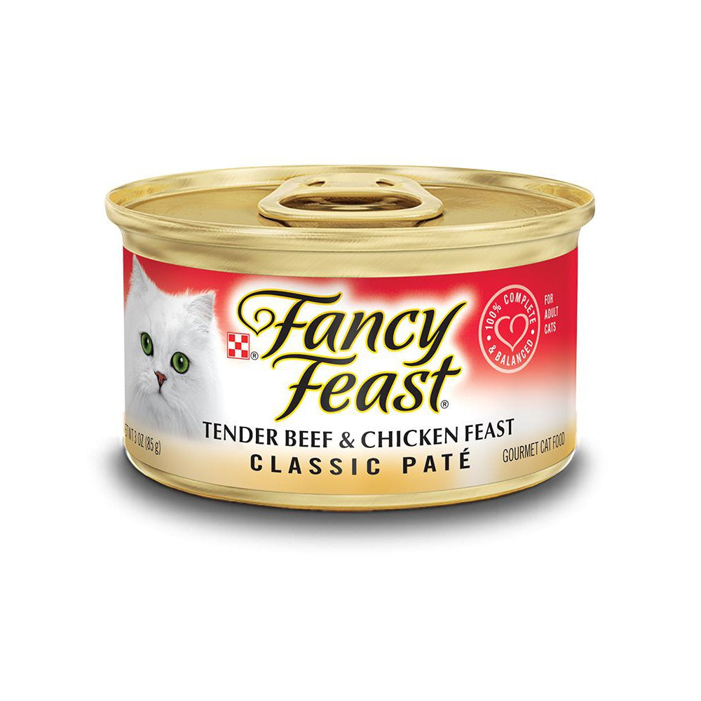 Fancy Feast Classic Tender Beef and Chicken Feast Canned Cat Food