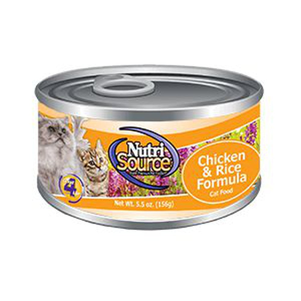 NutriSource Cat & Kitten Chicken & Rice Canned Cat Food