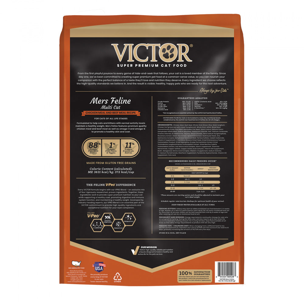 Victor Classic Mer's Feline Dry Cat Food