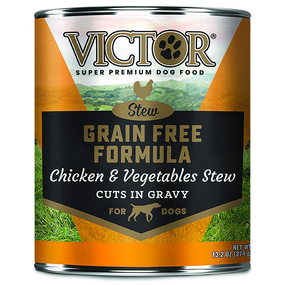 Victor Grain Free Chicken & Vegetable in Gravy Canned Dog Food