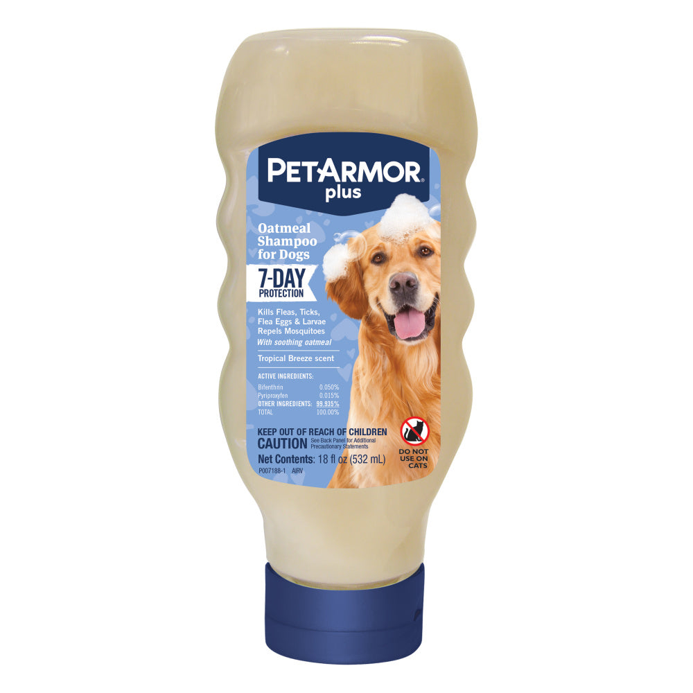 PetArmor Plus Flea & Tick Shampoo with Oatmeal For Dogs