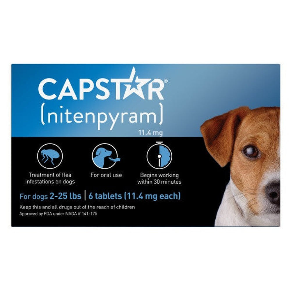 Capstar Flea Tablets for Small Dogs 5-25 lbs