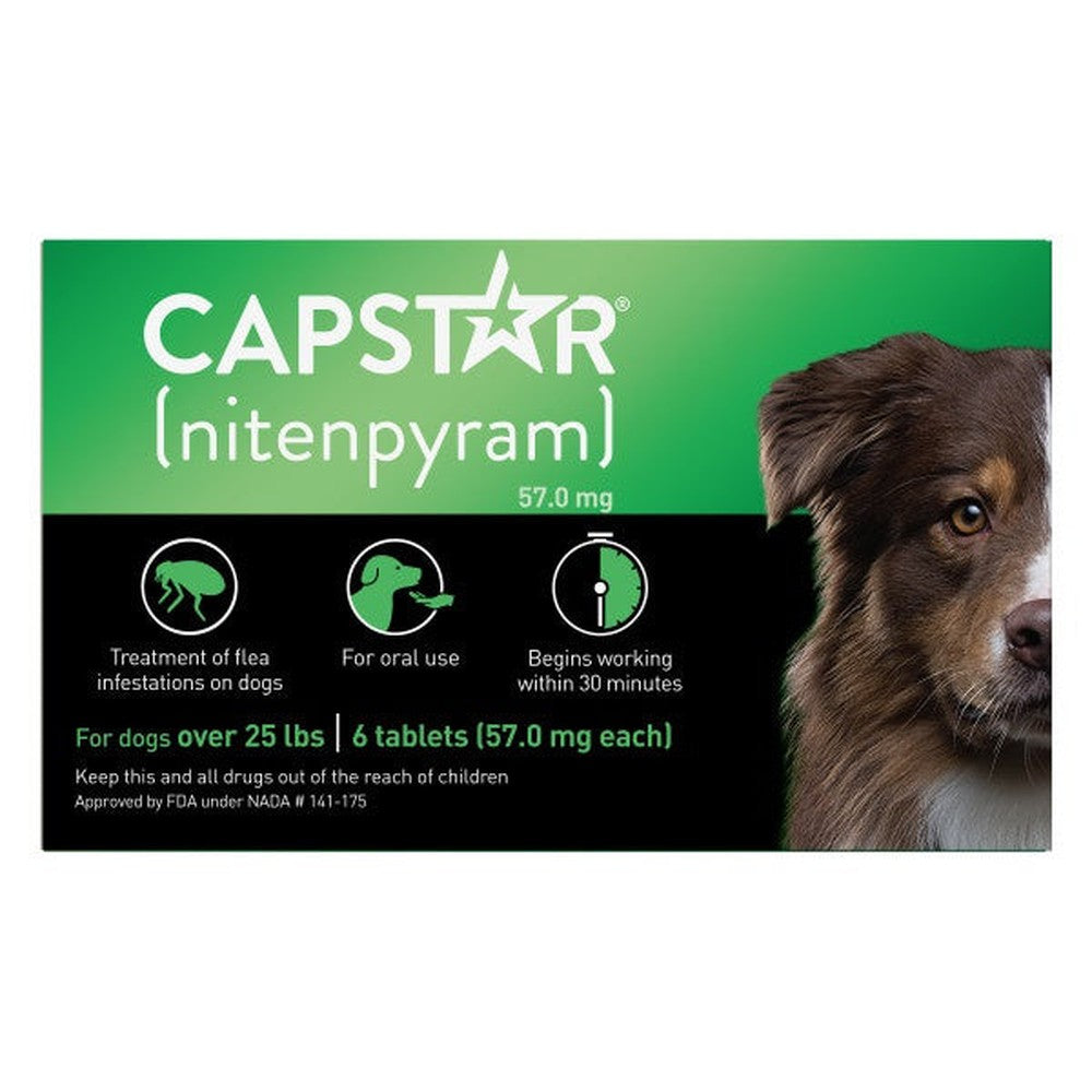 Capstar Flea Tablets for Large Dogs Over 25 lbs