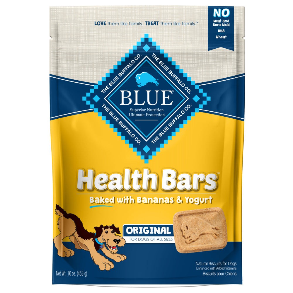 Blue Health Bars Baked With Banana & Yogurt Dog Treats