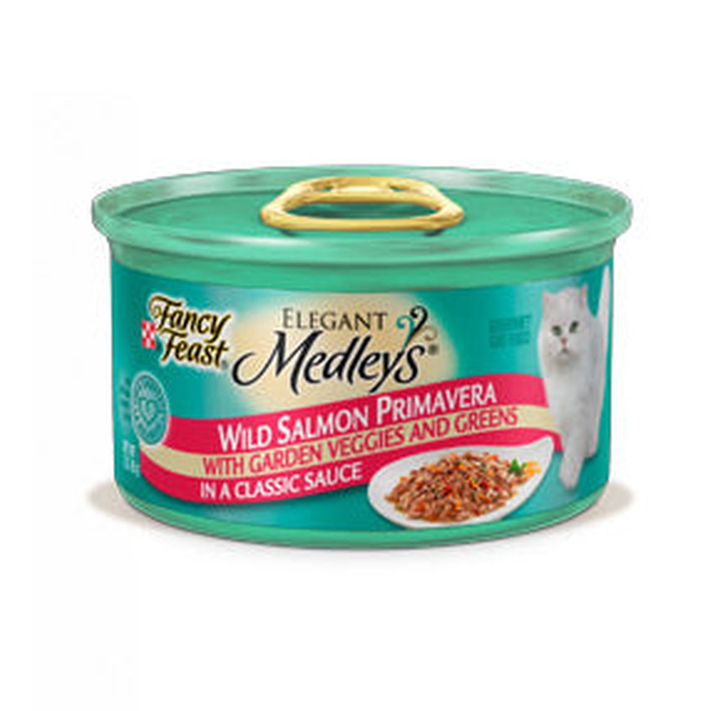 Fancy Feast Elegant Medleys Salmon Primavera Canned Cat Food