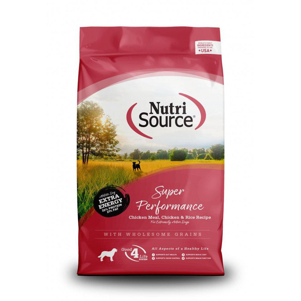 NutriSource Super Performance Chicken & Rice Dry Dog Food
