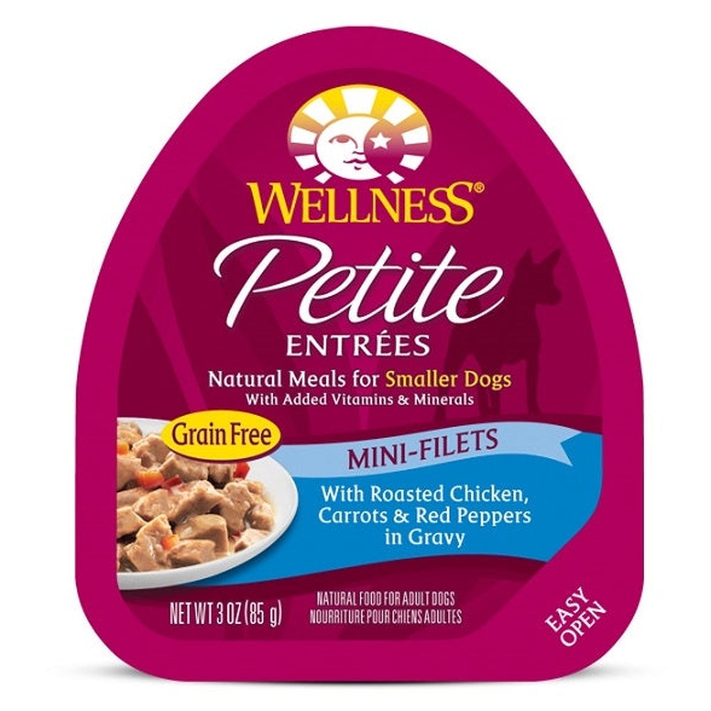 Wellness Petite Entrees Mini-Filets Grain Free Natural Roasted Chicken Recipe Wet Dog Food
