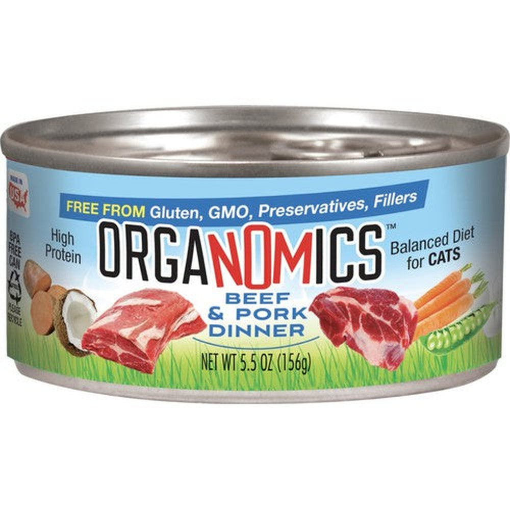 Evangers Organomics Beef and Pork Dinner for Cats