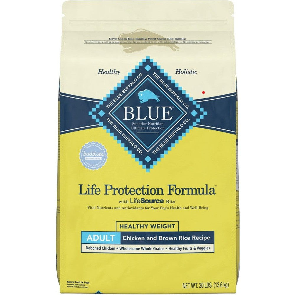 Blue Buffalo Life Protection Formula Healthy Weight Adult Chicken & Brown Rice Recipe Dry Dog Food