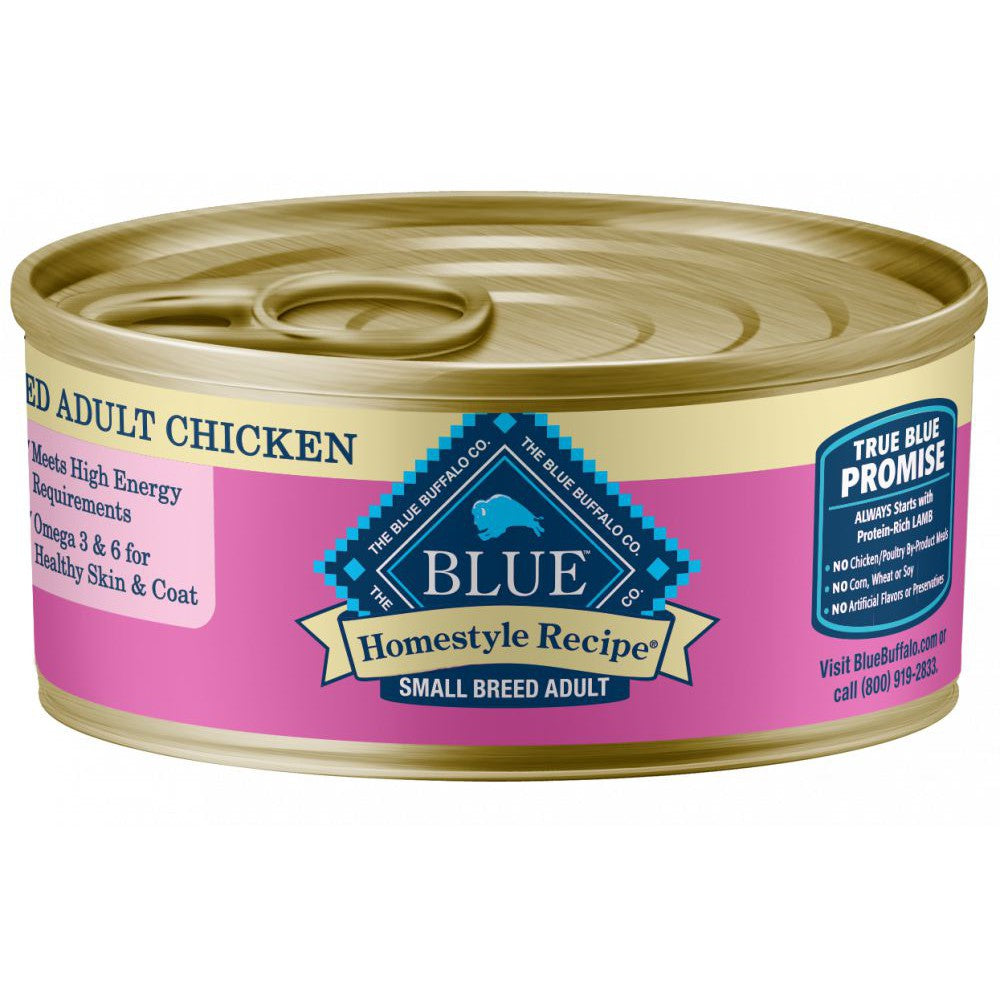 Blue Buffalo Homestyle Recipe Small Breed Adult Chicken Dinner with Garden Vegetables Canned Dog Food