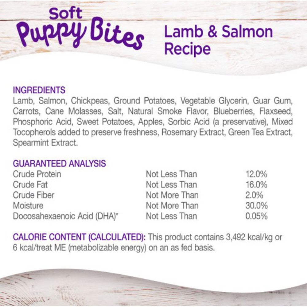 Wellness Soft Puppy Bites Lamb & Salmon Recipe Dog Treats