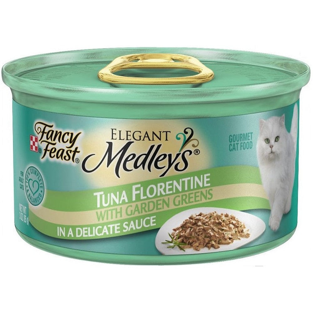 Fancy Feast Elegant Medleys Tuna Florentine Canned Cat Food