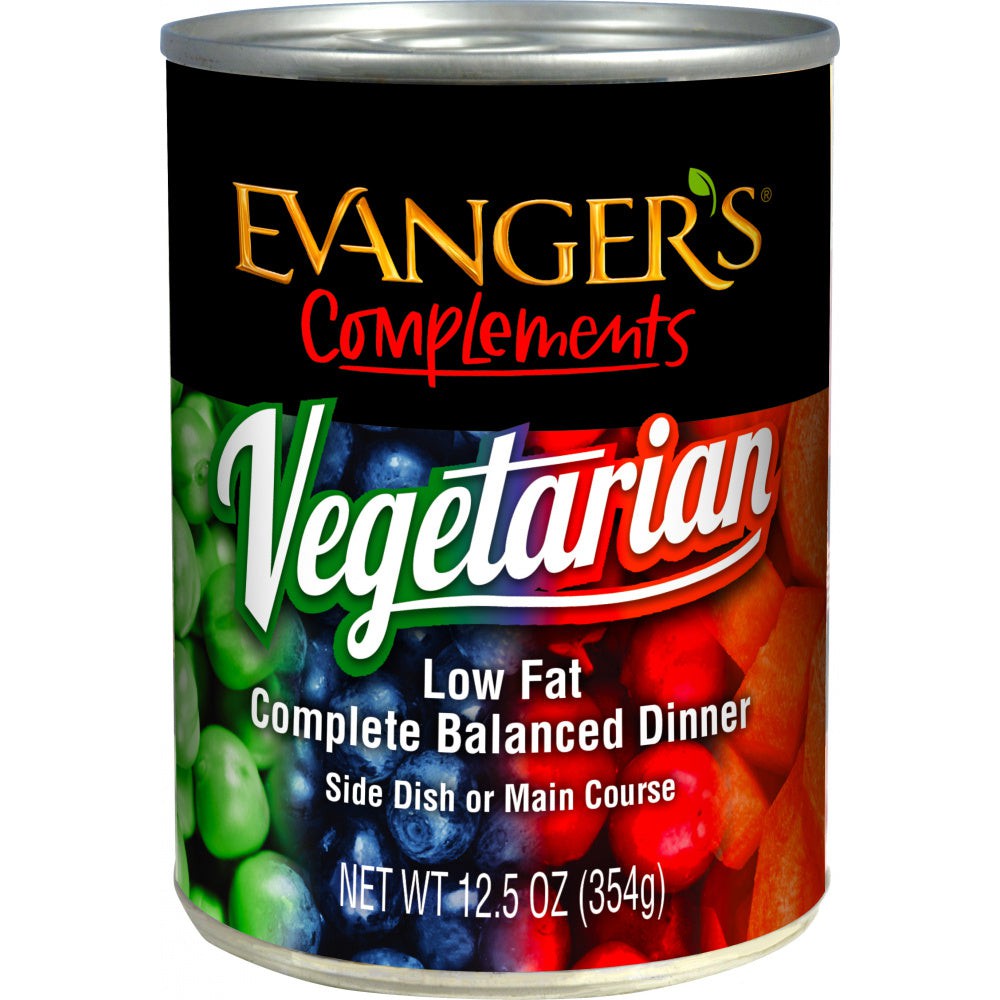 Evangers Low Fat Super Premium All Fresh Vegetarian Dinner Canine and Feline Canned Food