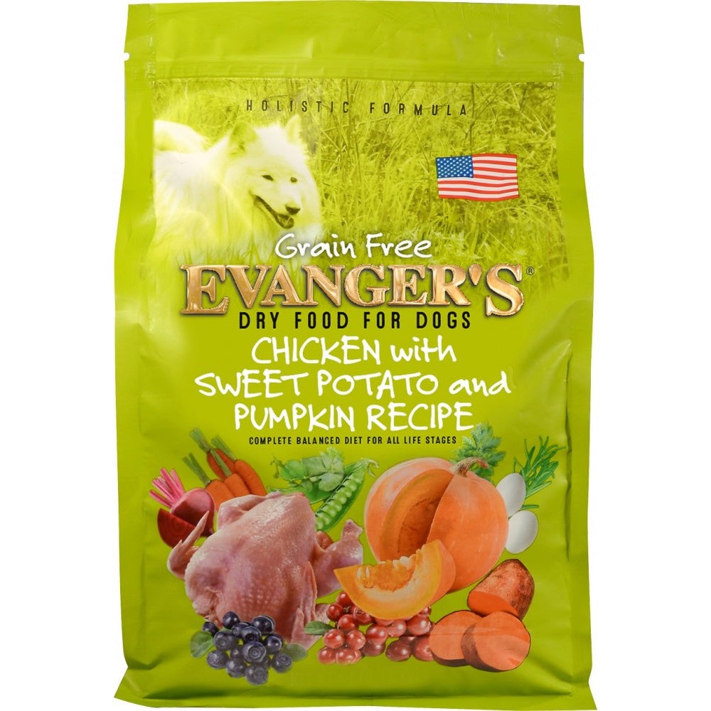 Evangers Grain Free Chicken Sweet Potato and Pumpkin Dry Dog Food