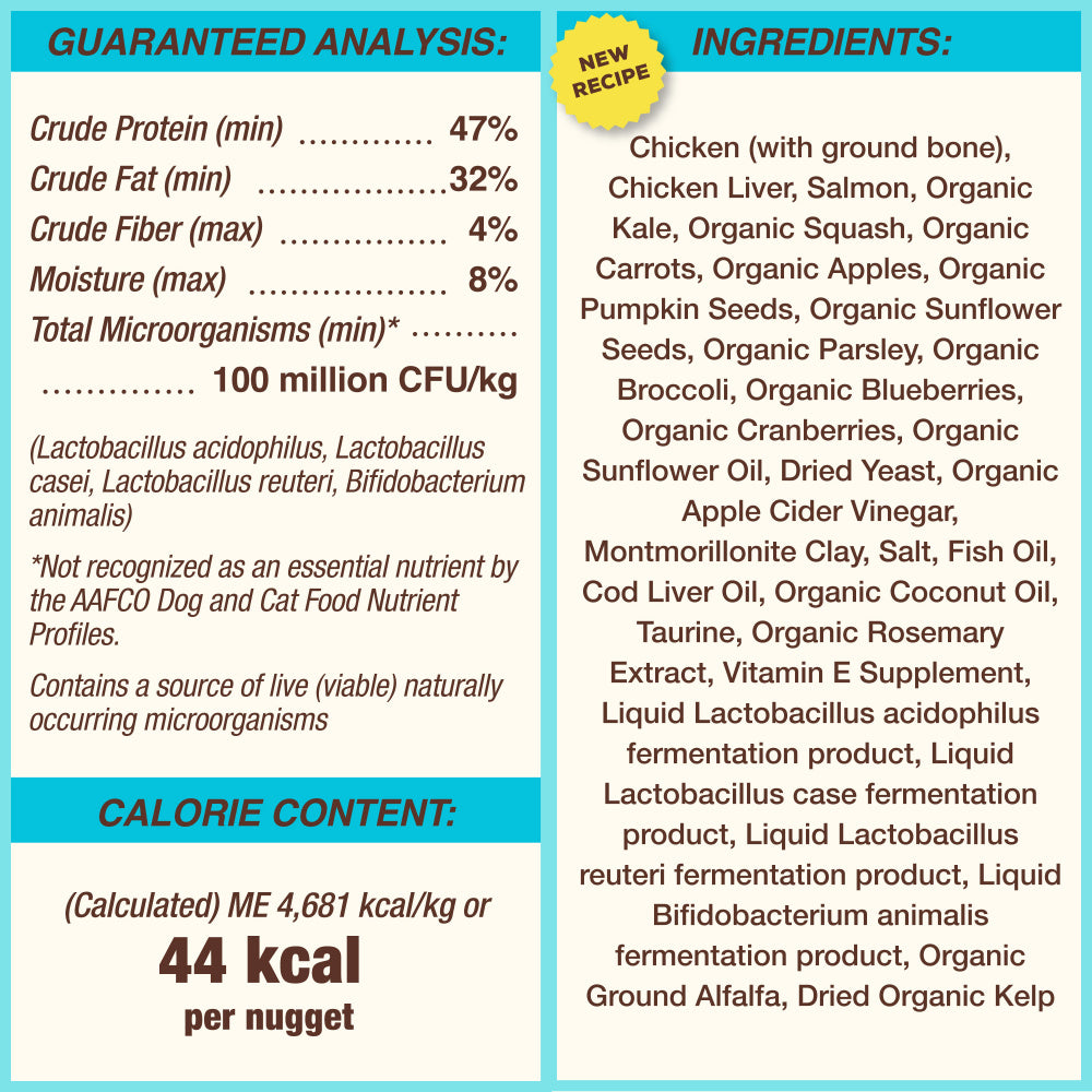 Primal Freeze Dried Nuggets Grain Free Chicken and Salmon Formula Cat Food