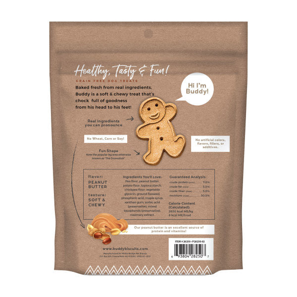 Buddy Biscuits Softies Soft & Chewy Grain Free Peanut Butter Dog Treats