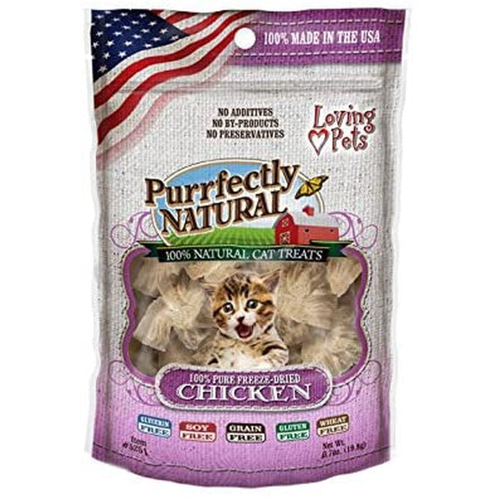 Loving Pets Purrfectly Natural Freeze Dried Chicken Cat Treats