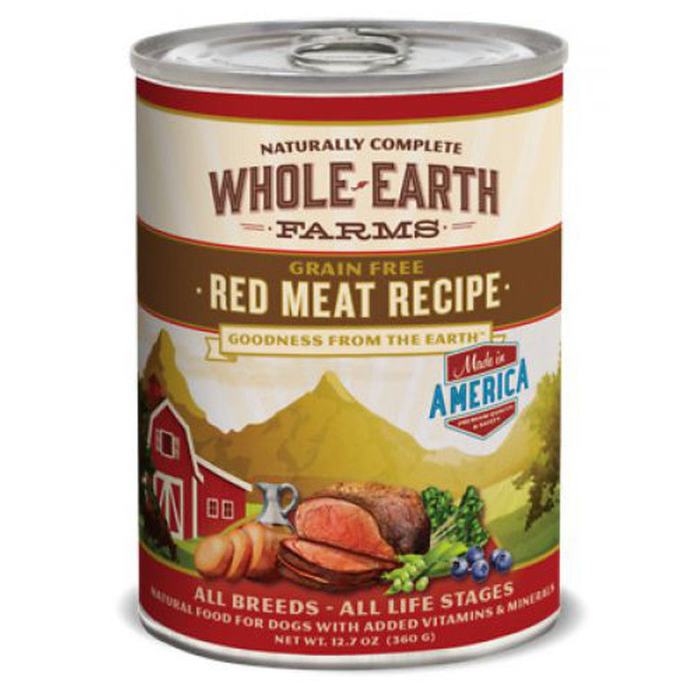 Whole Earth Farms Grain Free Red Meat Canned Dog Food