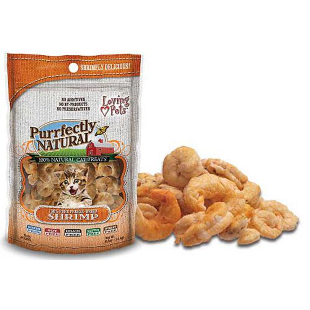 Loving Pets Purrfectly Natural Freeze Dried Shrimp Cat Treat