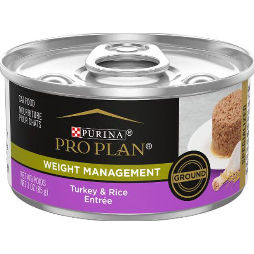 Purina Pro Plan Focus Adult Weight Management Turkey & Rice Entree Ground Canned Cat Food