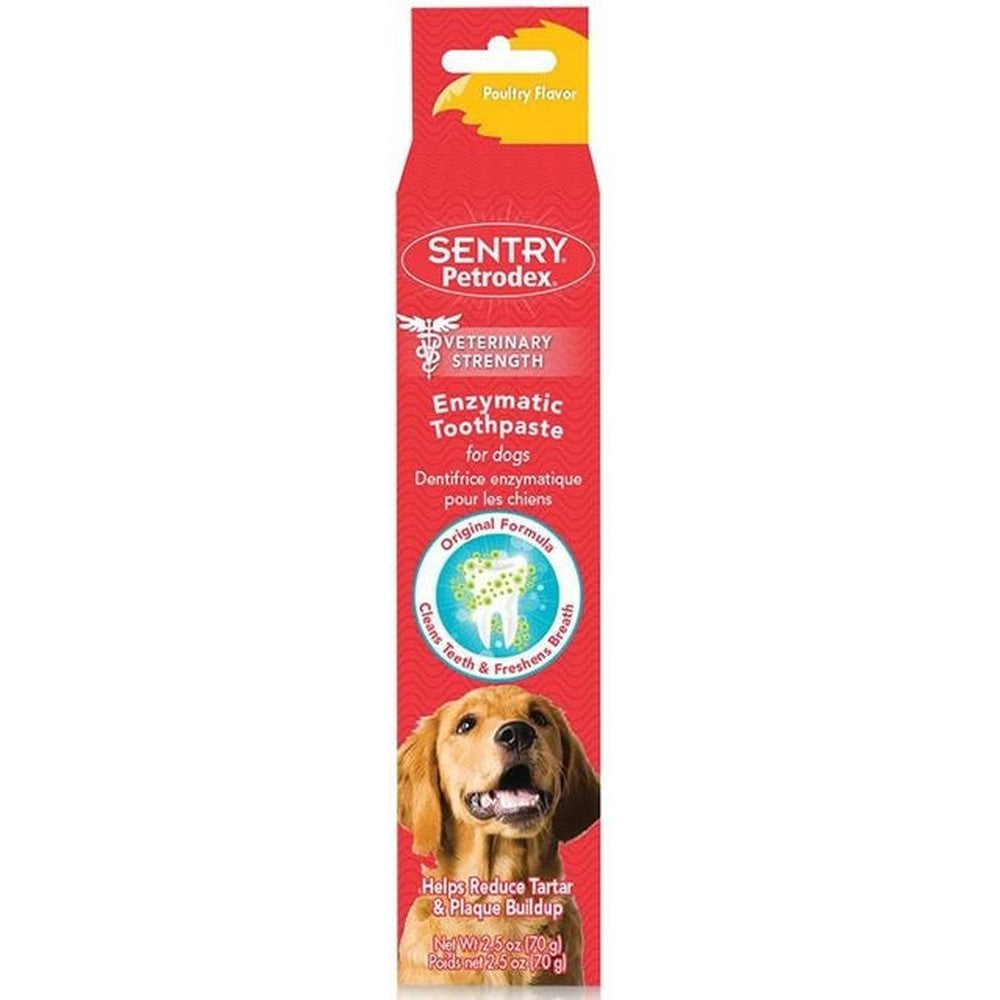 SENTRY Petrodex Veterinary Strength Enzymatic Poultry Flavor Toothpaste for Dogs