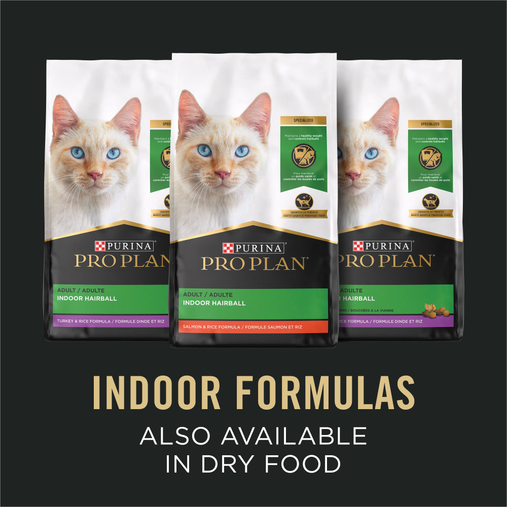 Purina Pro Plan Indoor Cat Food Indoor Balance Grilled Salmon Entree in Sauce