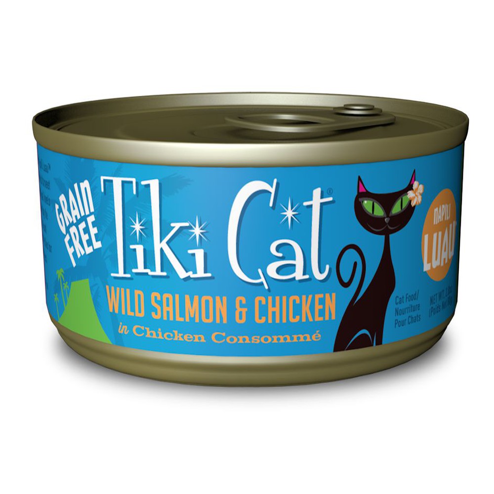 Tiki Cat Napili Luau Grain Free Wild Salmon and Chicken In Chicken Consomme Canned Cat Food