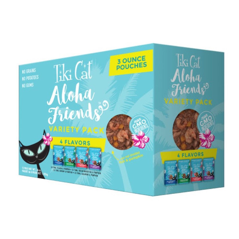 Tiki Cat Aloha Friends Variety Pack Cat Food Pouches
