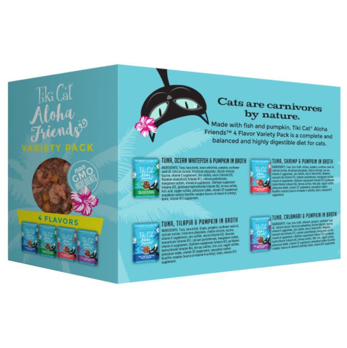 Tiki Cat Aloha Friends Variety Pack Cat Food Pouches