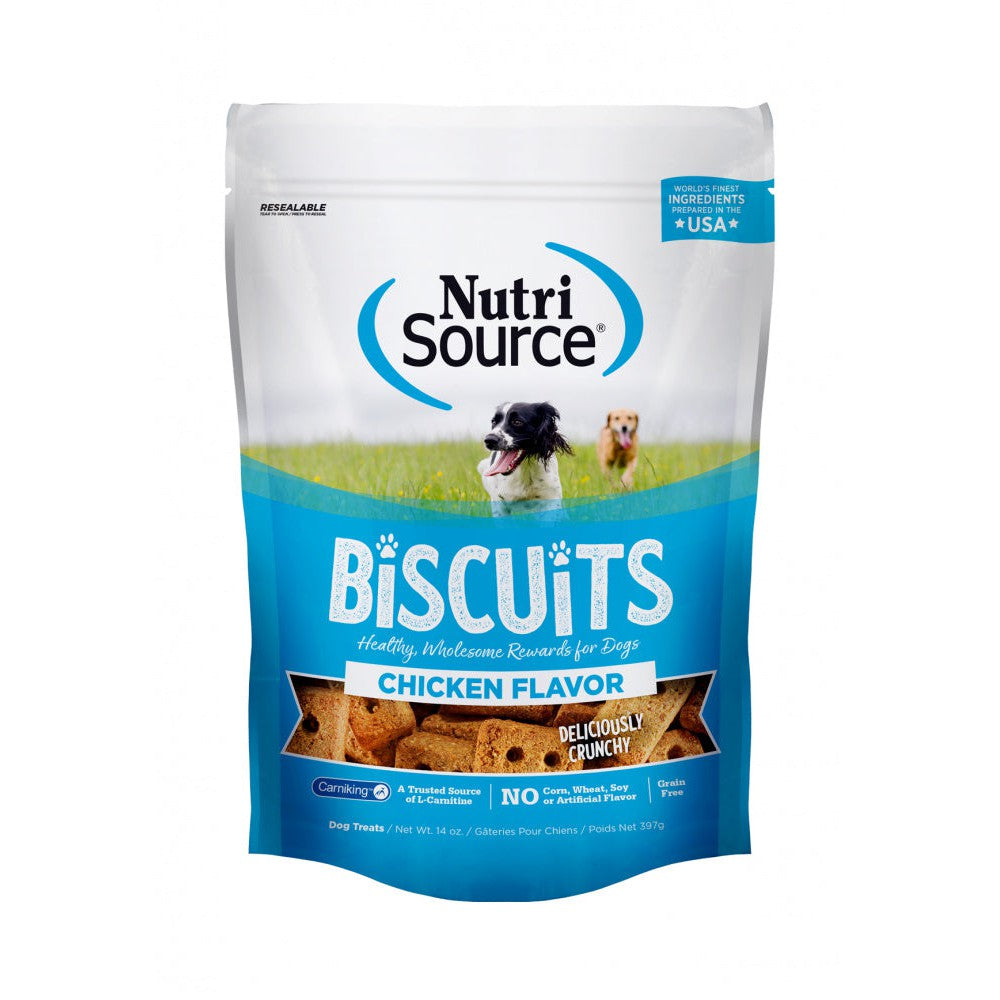 NutriSource Grain Free Chicken Biscuits Dog Treats