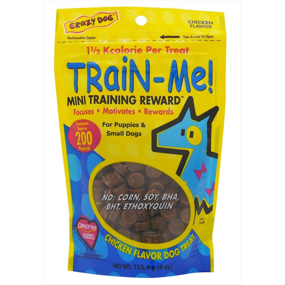 Crazy Dog Train-Me! Mini Soft & Chewy Chicken Dog Treats