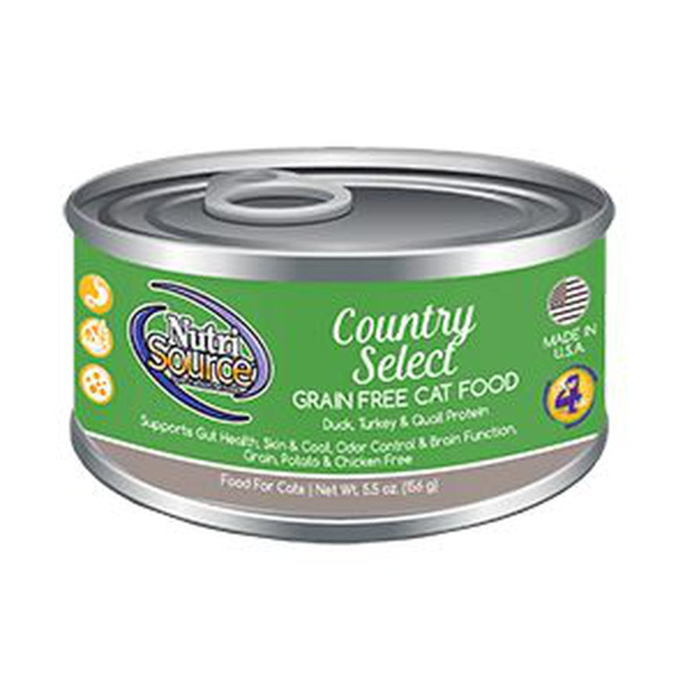 NutriSource Grain Free Country Select Canned Cat Food