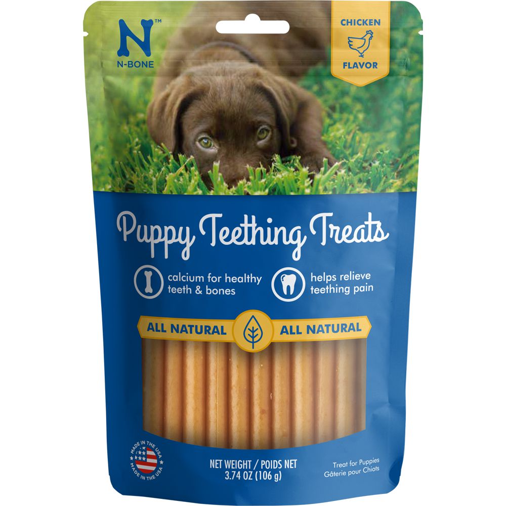 N-Bone Puppy Teething Treats Chicken Flavor Dog Treats