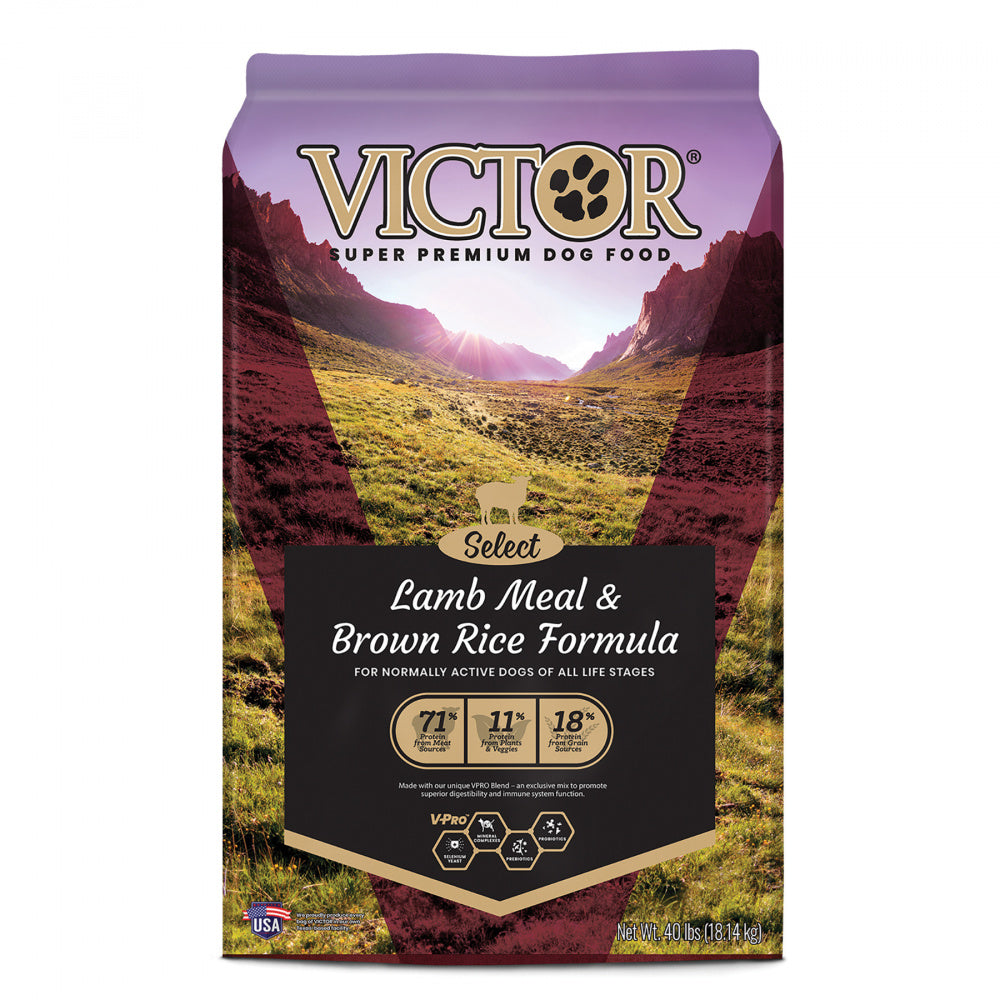 Victor Select Lamb Meal & Brown Rice Formula Dry Dog Food