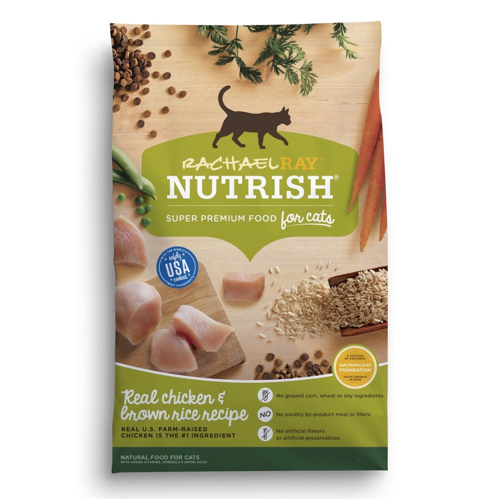 Rachael Ray Nutrish Natural Chicken & Brown Rice Recipe Dry Cat Food