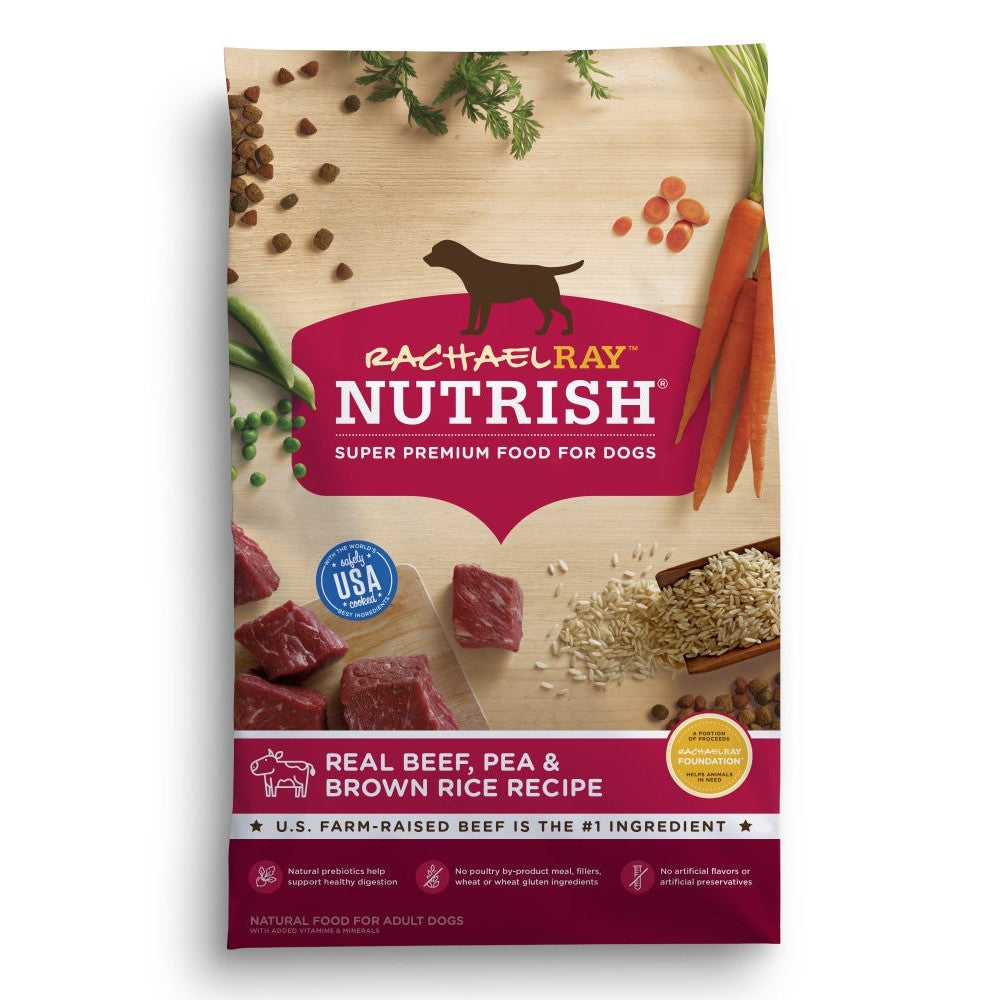 Rachael Ray Nutrish Natural Beef, Pea, & Brown Rice Recipe Dry Dog Food