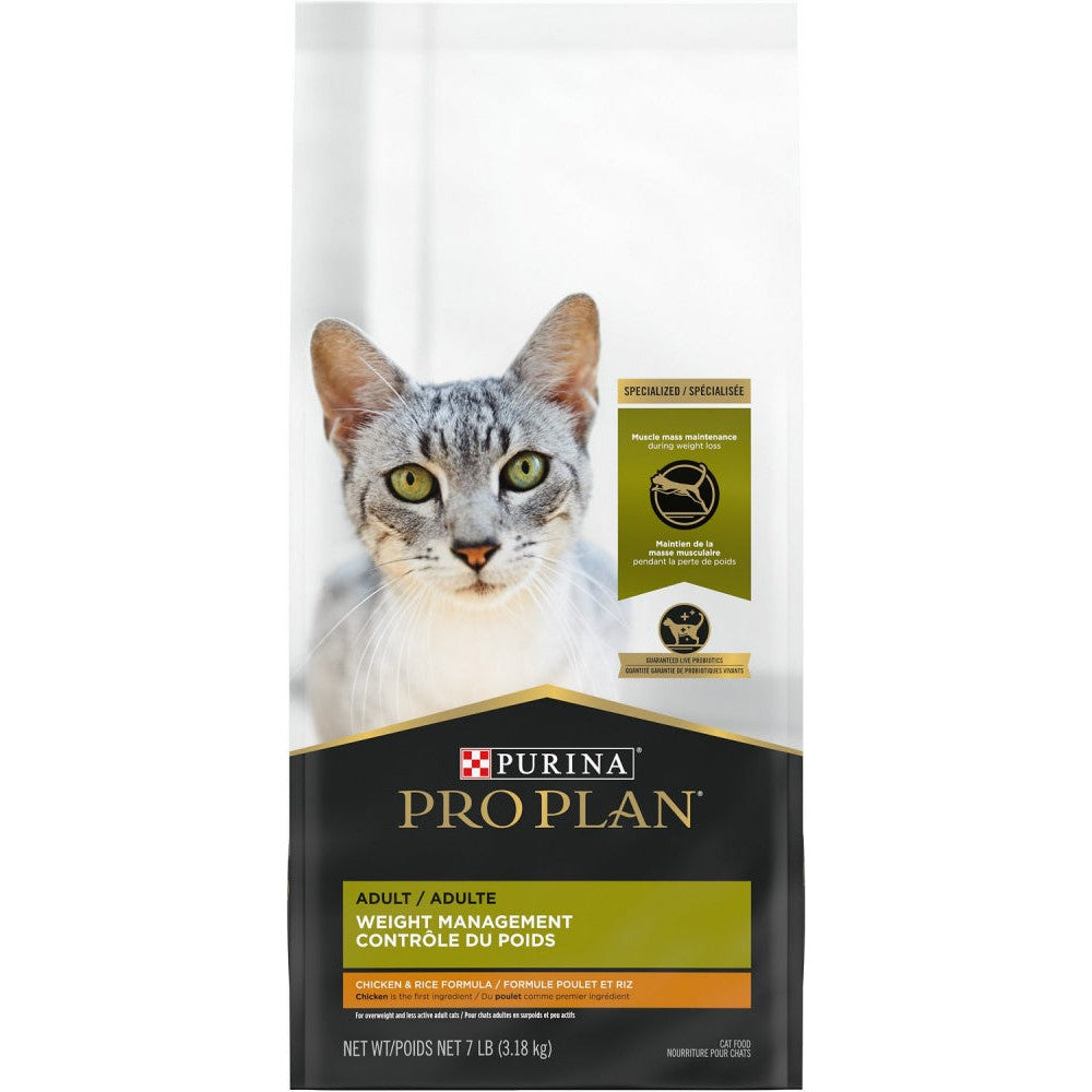 Purina Pro Plan Focus Weight Management Chicken & Rice Formula Adult Dry Cat Food