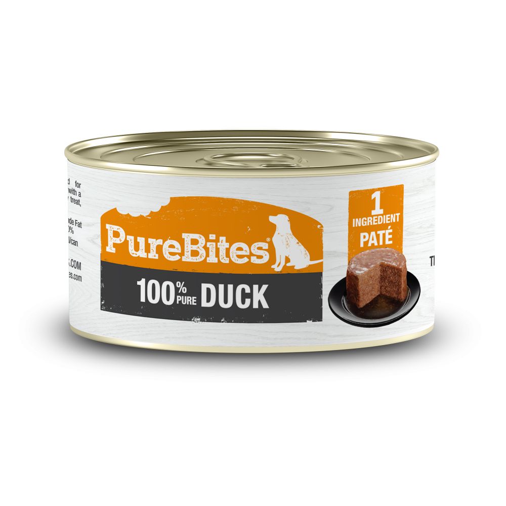 PureBites 100% Pure Duck Pate Dog Treat