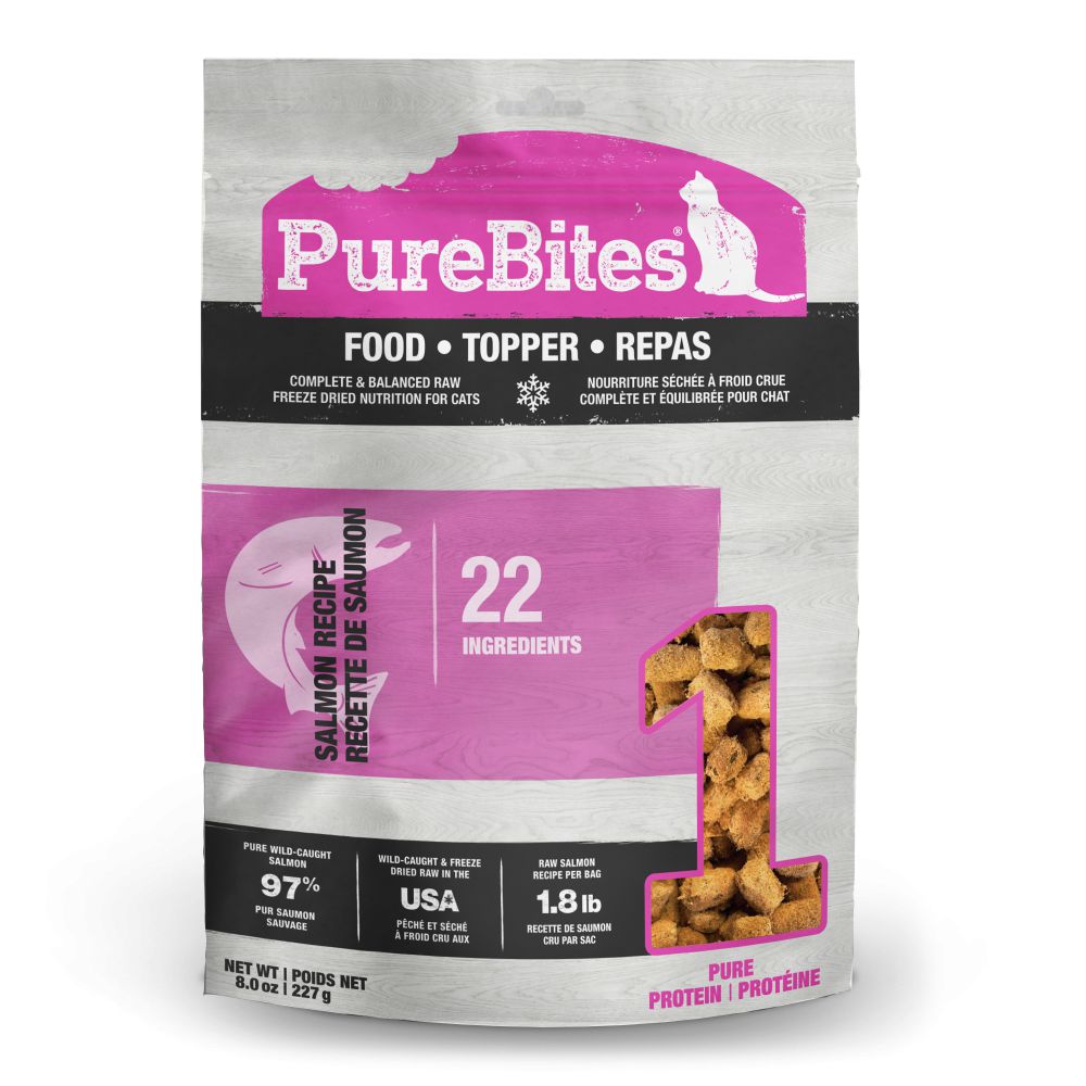 PureBites Cat Food Topper Salmon Recipe