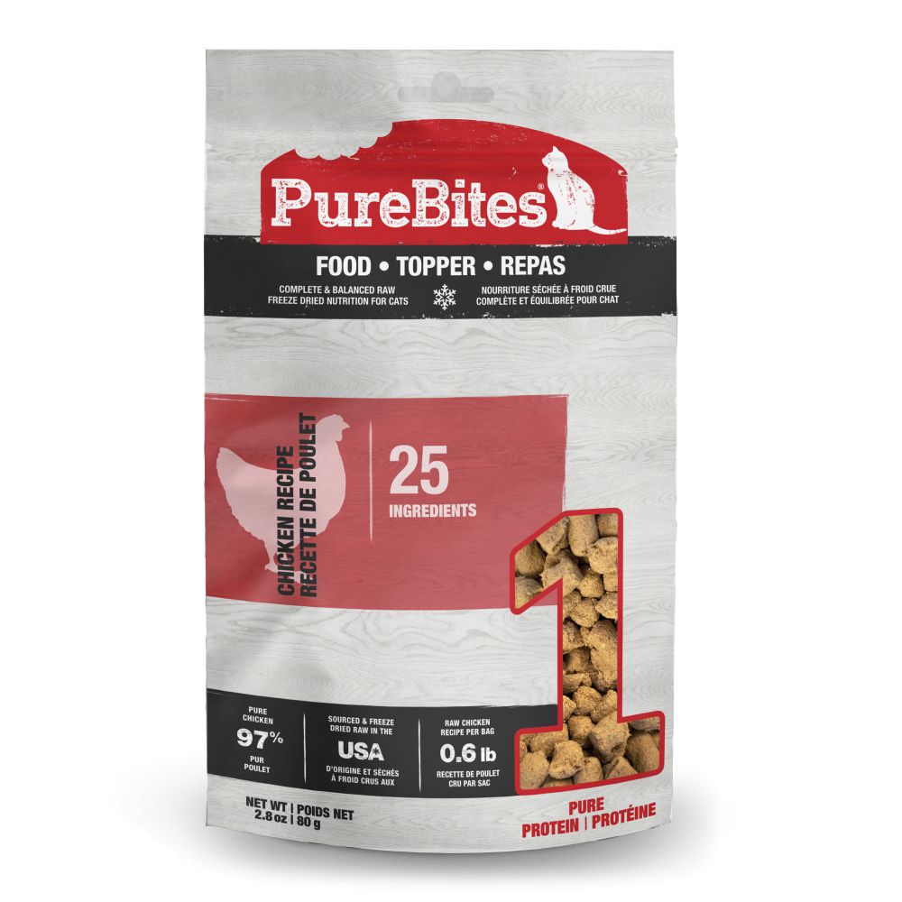 PureBites Cat Food Topper Chicken Recipe
