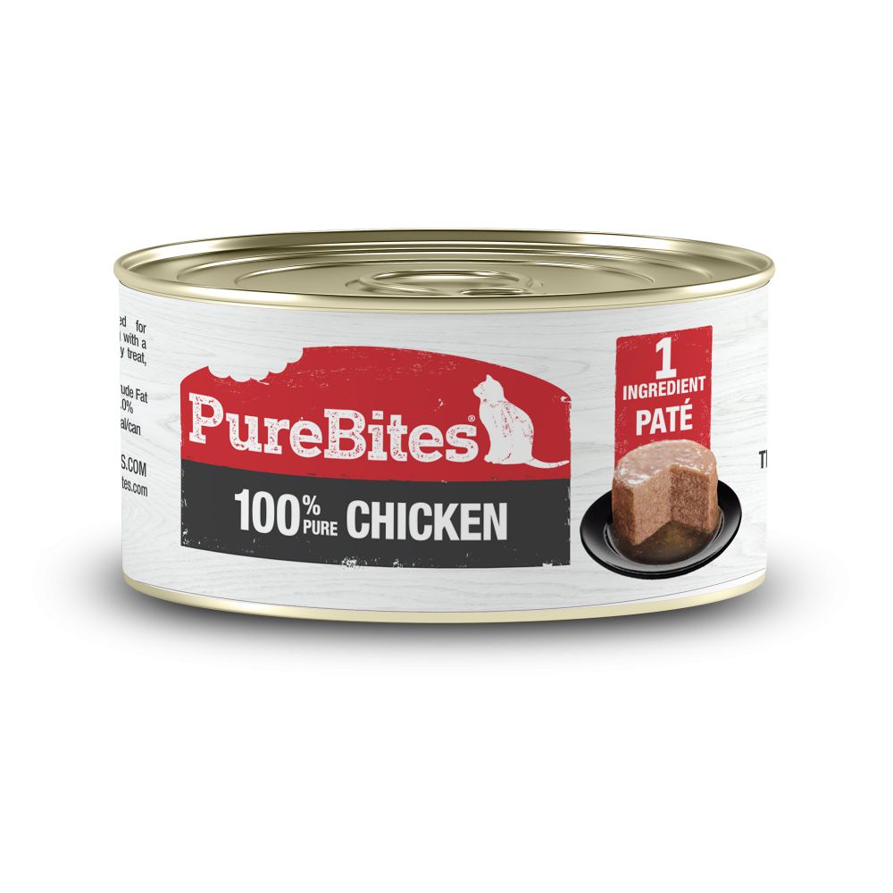 PureBites 100% Pure Chicken Pate Cat Treat