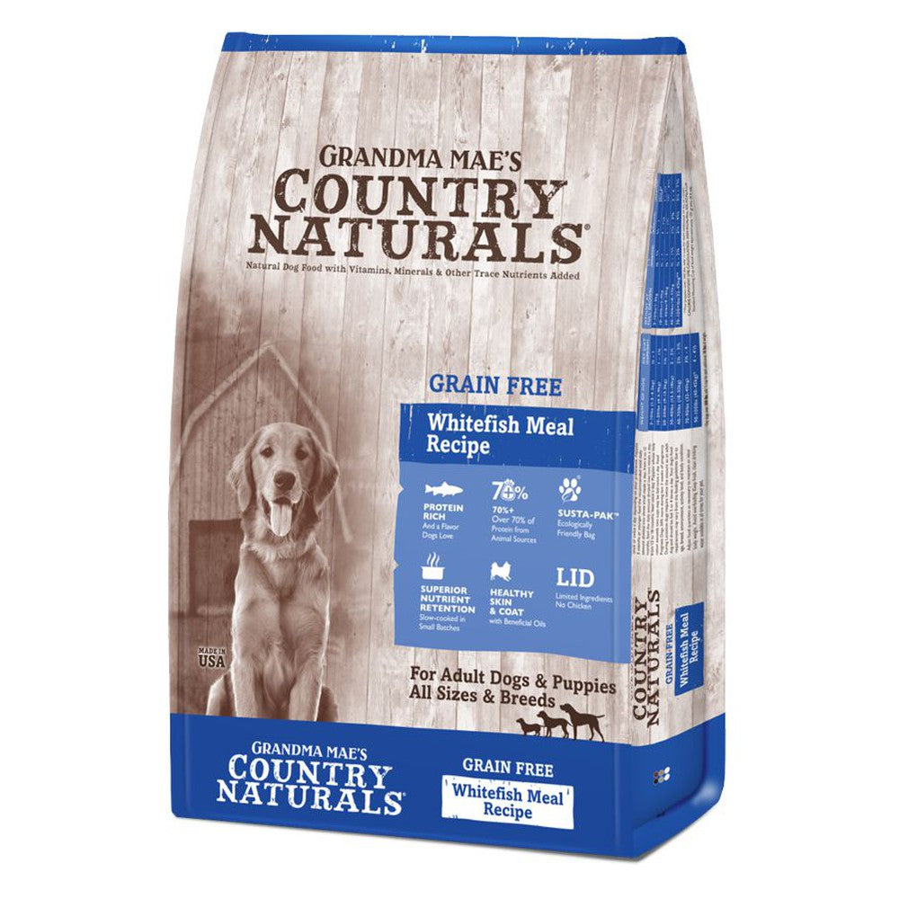 Grandma Mae's Country Naturals Grain Free WhiteFish Dry Food for Dogs