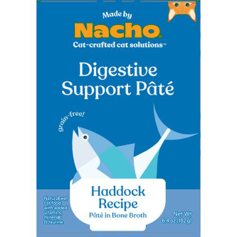 Made By Nacho Digestive Support Pate Haddock Grain Free Recipe In Bone Broth Tetra