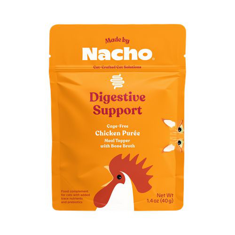 Made By Nacho Digestive Support Cage-Free Chicken Puree Meal Topper With Bone Broth