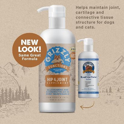 Grizzly Joint Aid Liquid Hip and Joint Product for Dogs & Cats