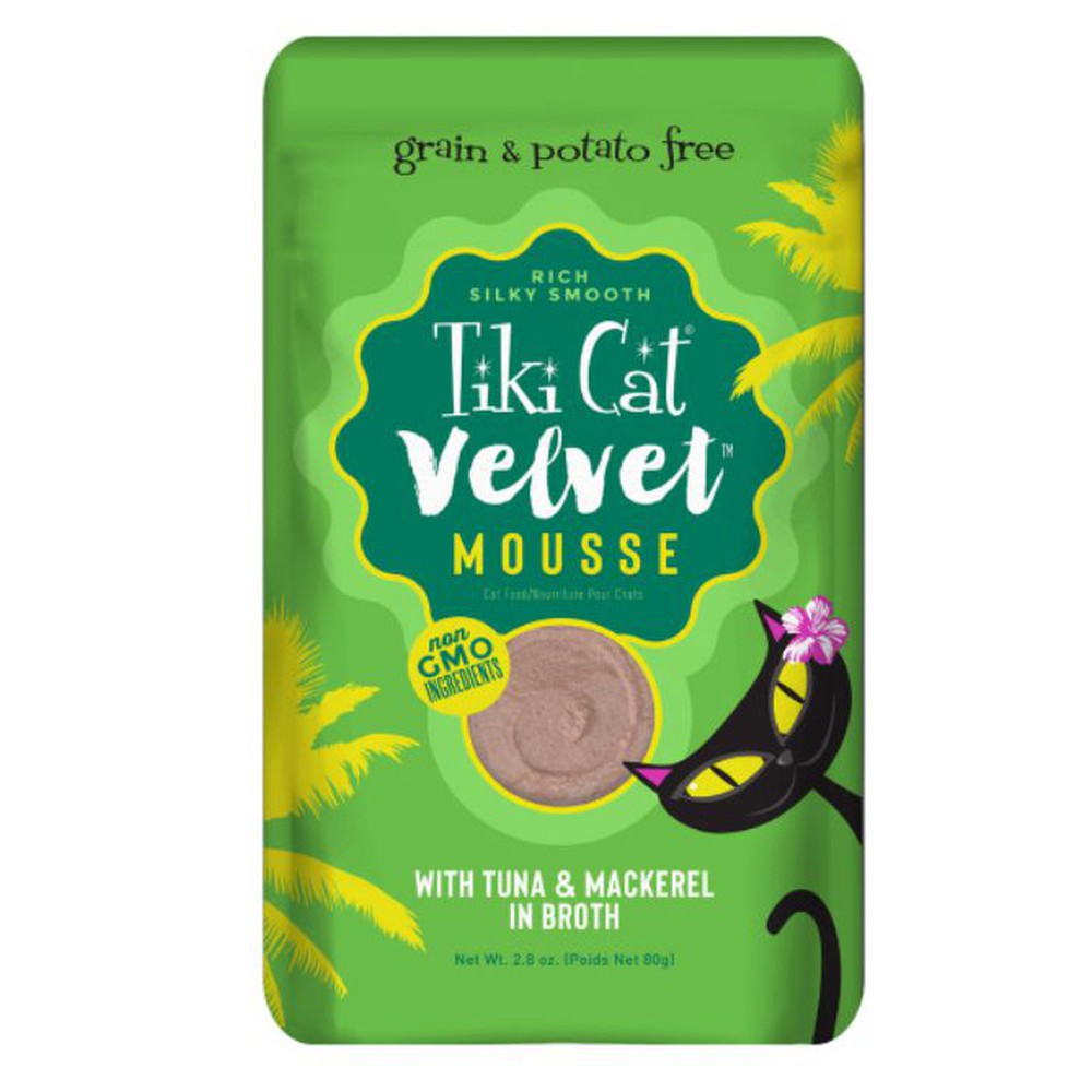 Tiki Cat Velvet Mousse Variety Pack Wet Cat Food Pouches