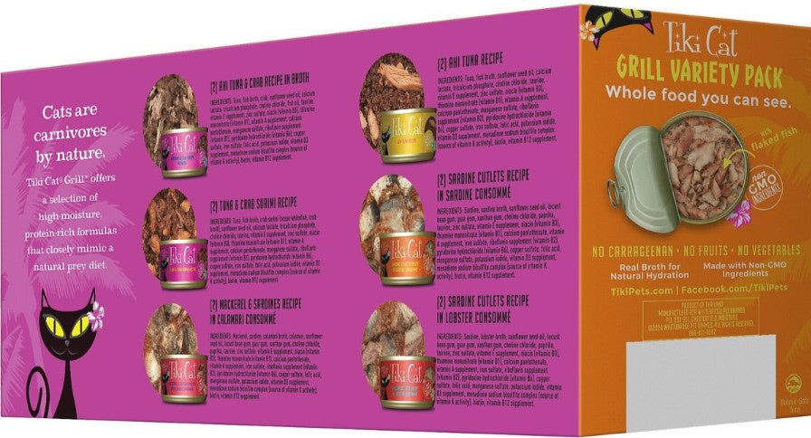 Tiki Cat Grill Variety Pack Canned Wet Cat Food