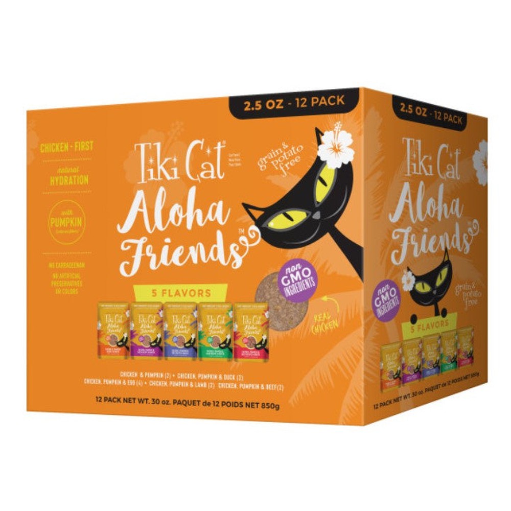 Tiki Cat Aloha Friends Variety Pack Wet Cat Food Pouches