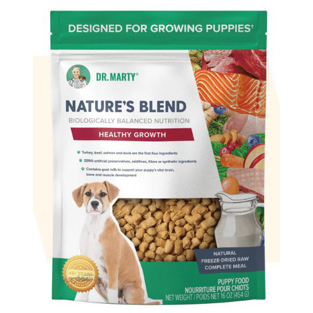 Dr Marty Natures Healthy Growth Blend Freeze Dried Raw Puppy Food