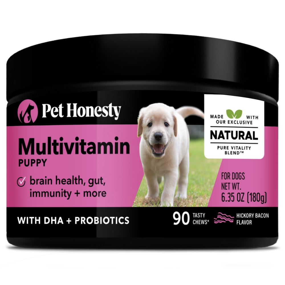 Pet Honesty Puppy Multivitamin Glucosamine Soft Chews, Bacon